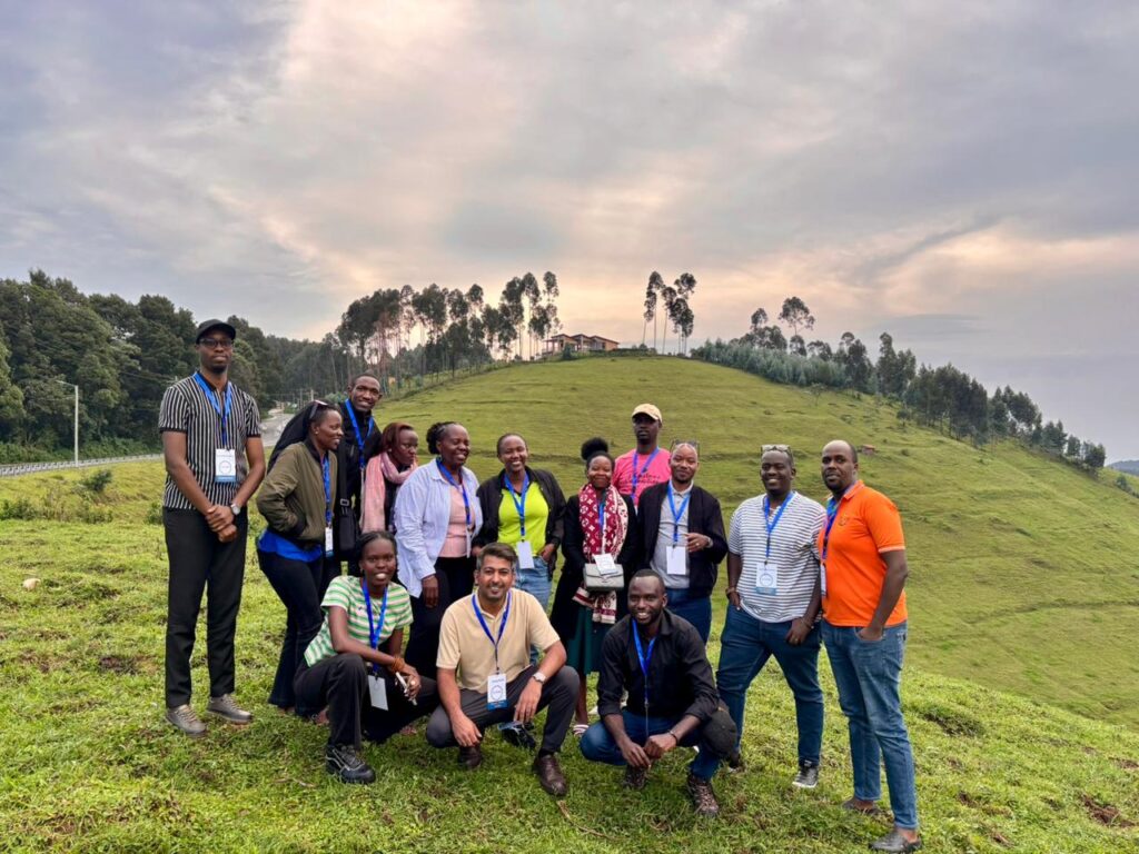 The DeftEdge team on-site during a field mission in Rwanda